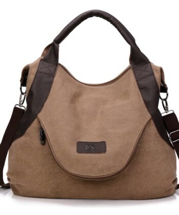 Handheld Minimalist Retro Shoulder Crossbody Vintage Canvas Bag